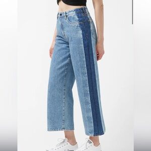 NWT - Buffalo David Bitton High Rise Wide Leg Cropped Addisson Women’s Jeans